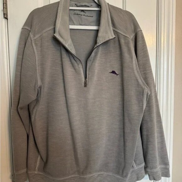 Tommy Bahama Half-Zip Sweatshirt - Picture 1 of 3